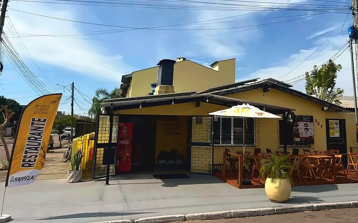 Fachada do Restaurante Sabor D'Casa, número 357